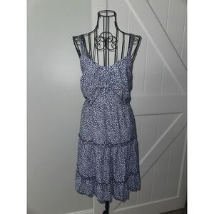 Ecowish Tiered Milkmaid Dress‎ Small Floral AOP NWT Spaghetti Strap